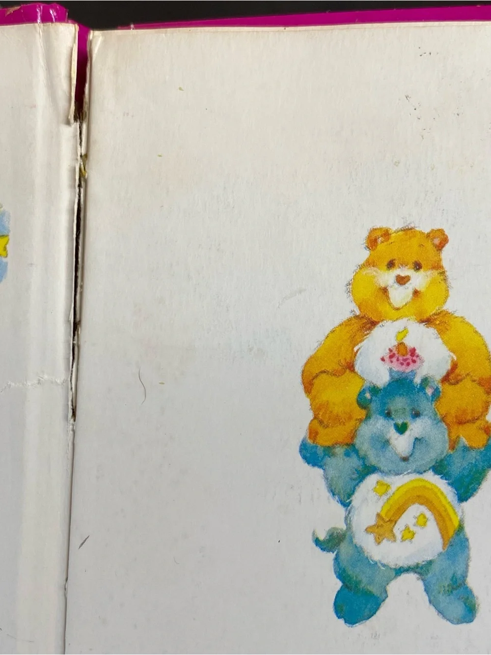 Vintage Care Bears Book Lot 1983 Parker Brothers Hardcovers & Christmas Surprise